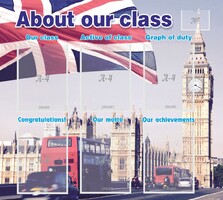 Стенд "About our class" - fgospostavki.ru - Тамбов
