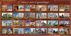 Стенд "Стили и эпохи в архитектуре" - fgospostavki.ru - Тамбов