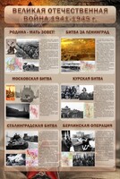Стенд "Великая отечественная война (битвы)" - fgospostavki.ru - Тамбов