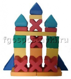Мягкий модуль-конструктор "Башня" (21 элемент) - fgospostavki.ru - Тамбов