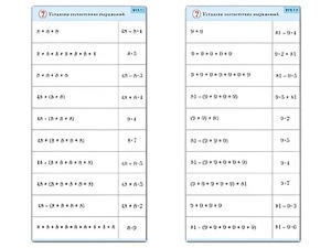 Комплект карточек (10) "Обучающий калейдоскоп. Умножение на 7, 8 и 9" - fgospostavki.ru - Тамбов
