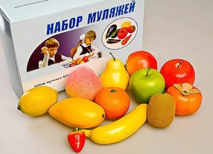 Набор муляжей фруктов - fgospostavki.ru - Тамбов