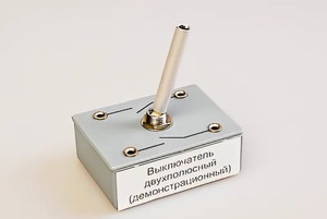 Выключатель двухполюсный (демонстрационный) - fgospostavki.ru - Тамбов