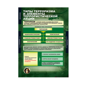 Комплект таблиц. ОБЖ. Терроризм. - fgospostavki.ru - Тамбов
