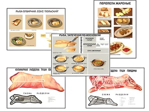Плакаты ПРОФТЕХ "Кулинарные рецепты" (17 пл, винил, 70х100) - fgospostavki.ru - Тамбов
