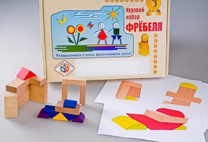 Игровой набор Фребеля "Конструктор деревянный без соединений-2" (Серия "Эксперимент") - fgospostavki.ru - Тамбов