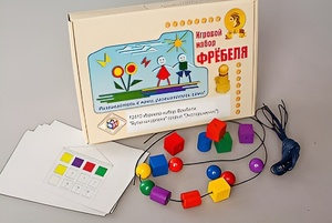 Игровой набор Фребеля "Бусы-шнуровка" (серия "Эксперимент") - fgospostavki.ru - Тамбов