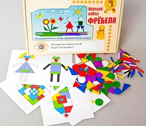 Игровой набор Фребеля "Конструктор плоскостной-4" (Серия "Эксперимент") - fgospostavki.ru - Тамбов