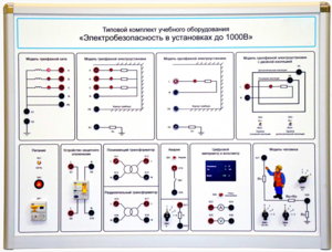 Типовой комплект учебного оборудования «Электробезопасность в установках до 1000 В»  - fgospostavki.ru - Тамбов
