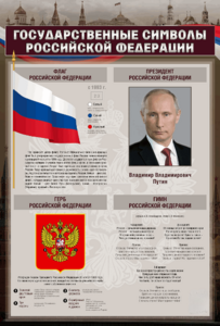 Стенд "Государственные символы Российской Федерации" - fgospostavki.ru - Тамбов