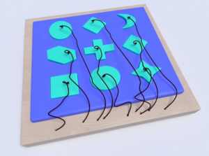Развивающая панель с геометрическими фигурами - fgospostavki.ru - Тамбов