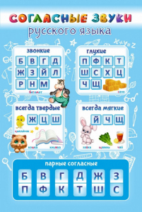 Стенд "Согласные русского языка" - fgospostavki.ru - Тамбов