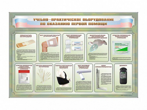 Стенды "Учебно-практическое оборудование по оказанию первой помощи" - fgospostavki.ru - Тамбов