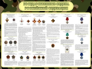 Стенд "Государственные ордена РФ" - fgospostavki.ru - Тамбов