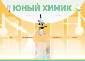 Стенд "Юный химик" Вариант 1 - fgospostavki.ru - Тамбов