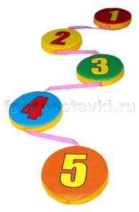 Дорожка "Змейка-шагайка-геометрическая" с цифрами - fgospostavki.ru - Тамбов