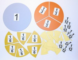 Набор магнитных карточек "Доли и дроби - 3" - fgospostavki.ru - Тамбов