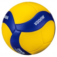 Мяч волейбольный Mikasa V200W (размер 5, синтетическая кожа, профессиональный) - fgospostavki.ru - Тамбов