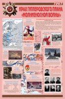 Плакат "Великая Отечественная война: Крах гитлеровского плана «молниеносной войны» " - fgospostavki.ru - Тамбов