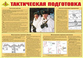 Плакат "Тактическая подготовка" - fgospostavki.ru - Тамбов