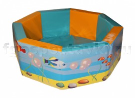 Сухой бассейн восьмигранный с шелкографией - fgospostavki.ru - Тамбов