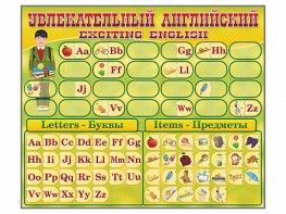 Комплект оборудования "Английский алфавит" с комплектом тематических магнитов - fgospostavki.ru - Тамбов