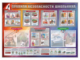 Стенд-уголок "Правила безопасности школьника" - fgospostavki.ru - Тамбов