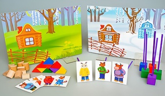 Игровой набор Фребеля "Заюшкина избушка" (серия "Сказочный мир". Выпуск 1) - fgospostavki.ru - Тамбов