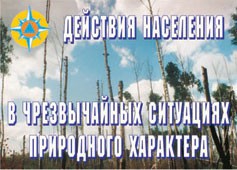Комплект плакатов "Действия населения в ЧС природного характера" - fgospostavki.ru - Тамбов