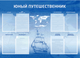 Стенд-уголок "Юный путешественник" - fgospostavki.ru - Тамбов