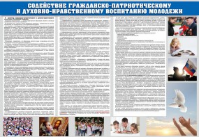 Стенд "Содействие гражданско-патриотическому и духовно-нравственному воспитанию молодежи" - fgospostavki.ru - Тамбов