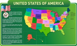 Стенд "United States Of America" - fgospostavki.ru - Тамбов