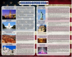 Стенд "Достопримечательности США" Вариант 2 - fgospostavki.ru - Тамбов