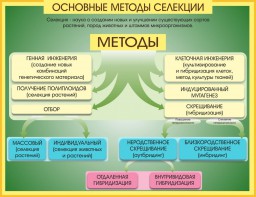 Стенд "Методы селекции и биотехнологии" - fgospostavki.ru - Тамбов