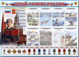 Стенд-уголок "Юный патриот России" - fgospostavki.ru - Тамбов