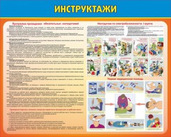 Стенд "Инструктажи" - fgospostavki.ru - Тамбов