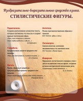 Стенд "Стилистические фигуры" Вариант 2 - fgospostavki.ru - Тамбов