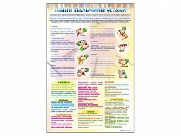 Стенд "Наши пальчики устали" (зарядка) - fgospostavki.ru - Тамбов
