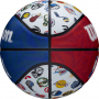 Мяч баскетбольный Wilson NBA All Team (размер 7, резина, тренировочный) - fgospostavki.ru - Тамбов