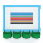  Элемент конструктора одиночный одноцветный Color Blocks 100 штук - fgospostavki.ru - Тамбов